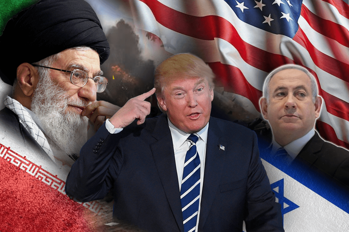 ilustrasi perang iran melawan israel dan as